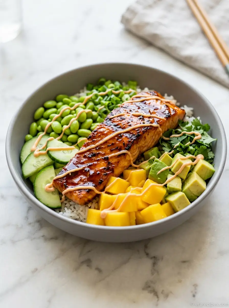 Home Home Grilled Salmon Bowls Ready to Serve