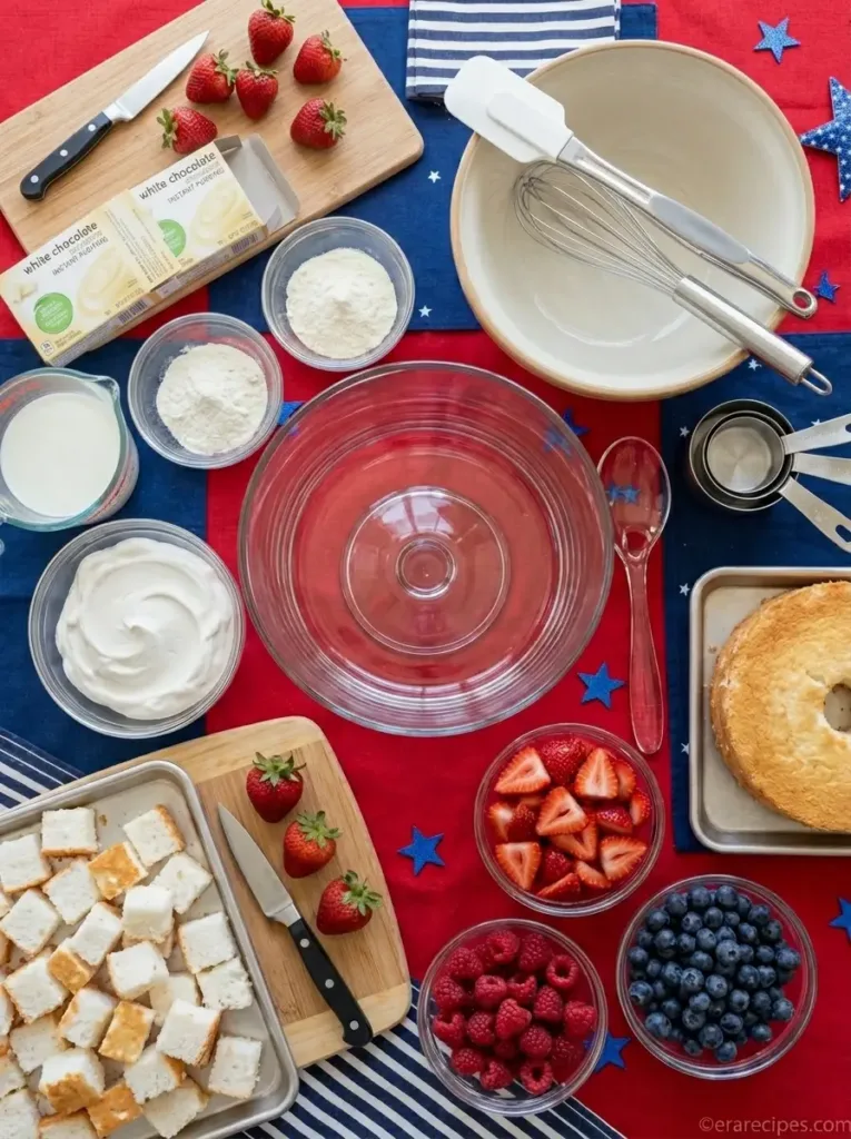 Red White and Blue Trifle for Patriotic Party Layers Red White and Blue Trifle Red White and Blue Trifle for Patriotic Party Layers Ingredients for patriotic trifle