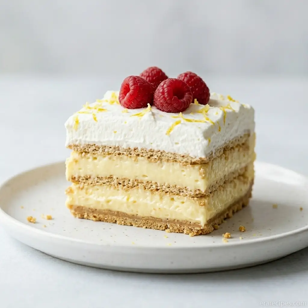 Lemon Icebox Cake for Cool Citrus Slices Lemon Icebox Cake Lemon Icebox Cake for Cool Citrus Slices