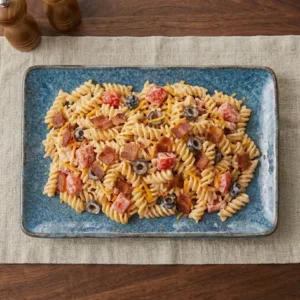 Ranch Pasta Salad for Picnics and Make-Ahead Meals Ranch Pasta Salad Ranch Pasta Salad for Picnics and Make-Ahead Meals Ranch Pasta Salad presentation