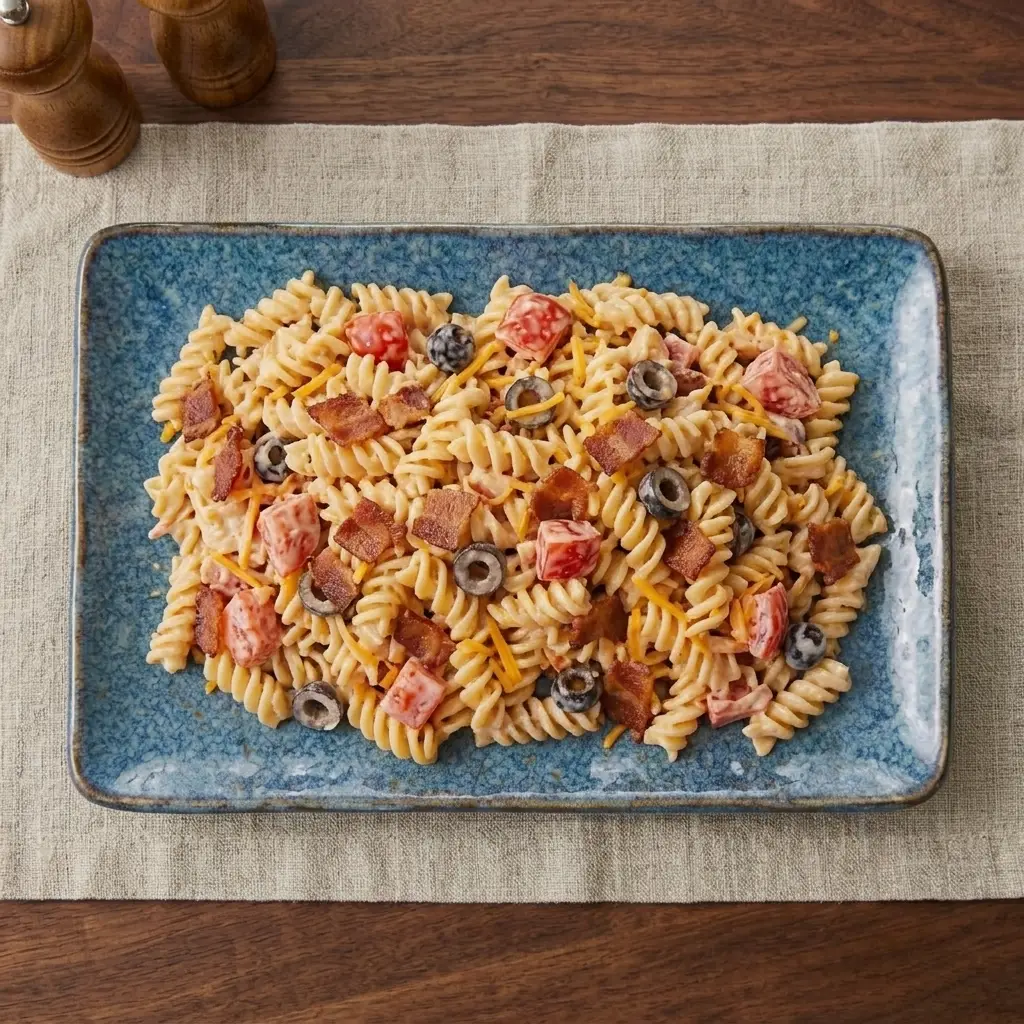 Ranch Pasta Salad for Picnics and Make-Ahead Meals Ranch Pasta Salad Ranch Pasta Salad for Picnics and Make-Ahead Meals Ranch Pasta Salad presentation