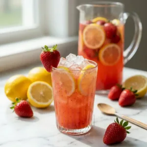 Strawberry Lemonade with a Bright Berry Twist Strawberry Lemonade Strawberry Lemonade with a Bright Berry Twist Strawberry Lemonade recipe card