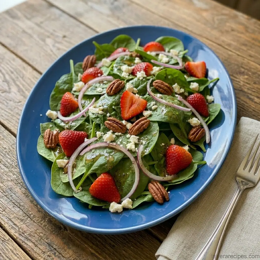 Strawberry Spinach Salad with a Fresh Berry Bite Strawberry Spinach Salad Strawberry Spinach Salad with a Fresh Berry Bite Strawberry Spinach Salad present