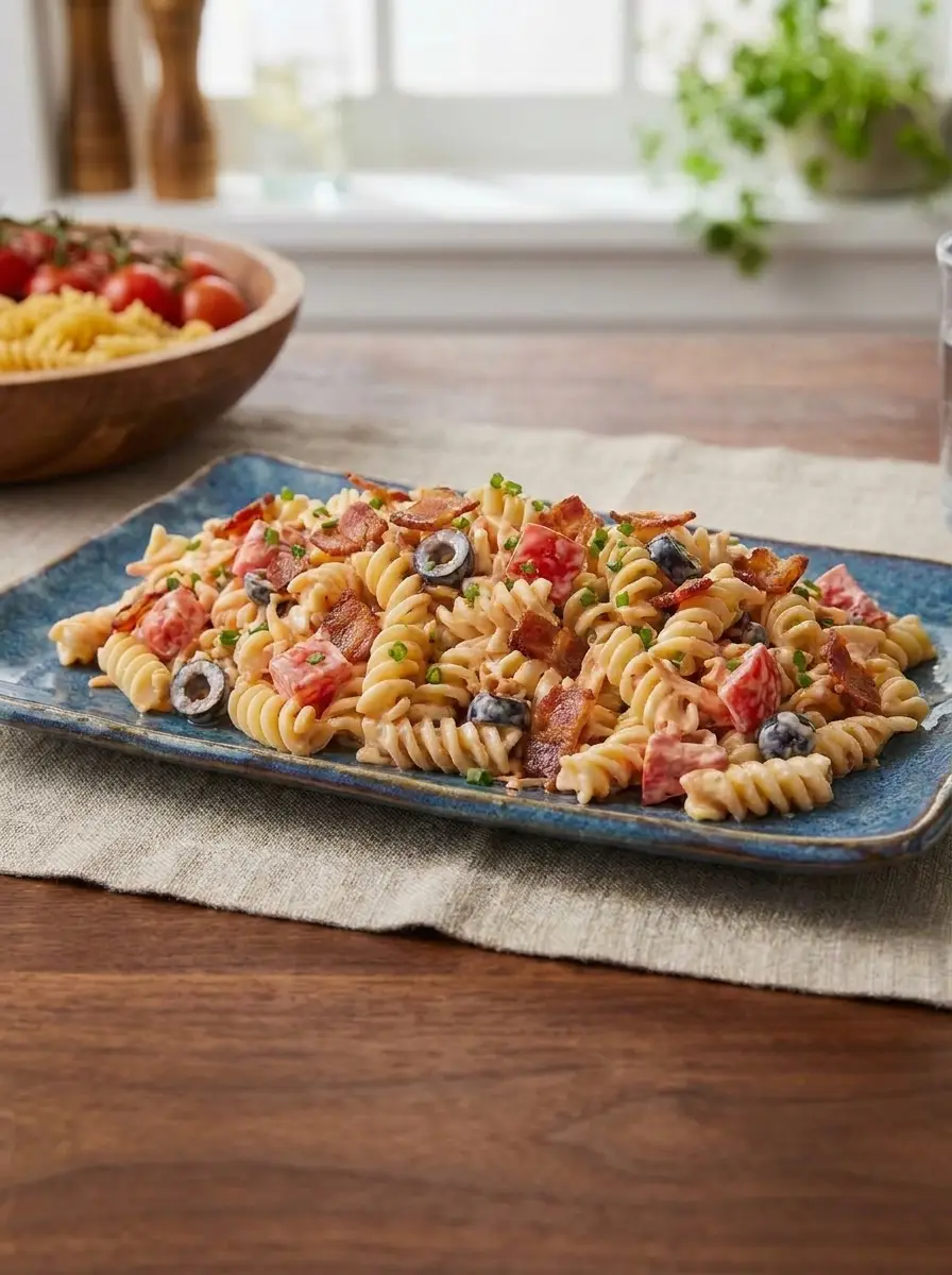 Home Home bacon ranch pasta salad DD