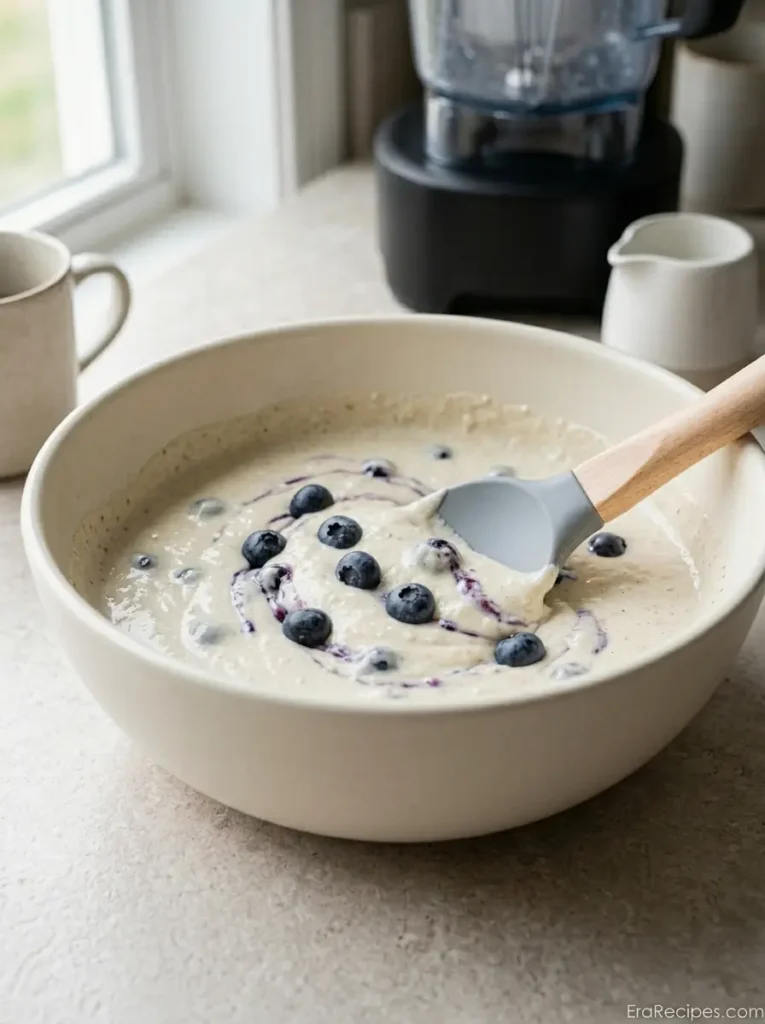 Blueberry Cottage Cheese Pancakes for a Protein Breakfast Blueberry Cottage Cheese Pancakes Whole blueberries gently folded into cottage cheese oat pancake batter