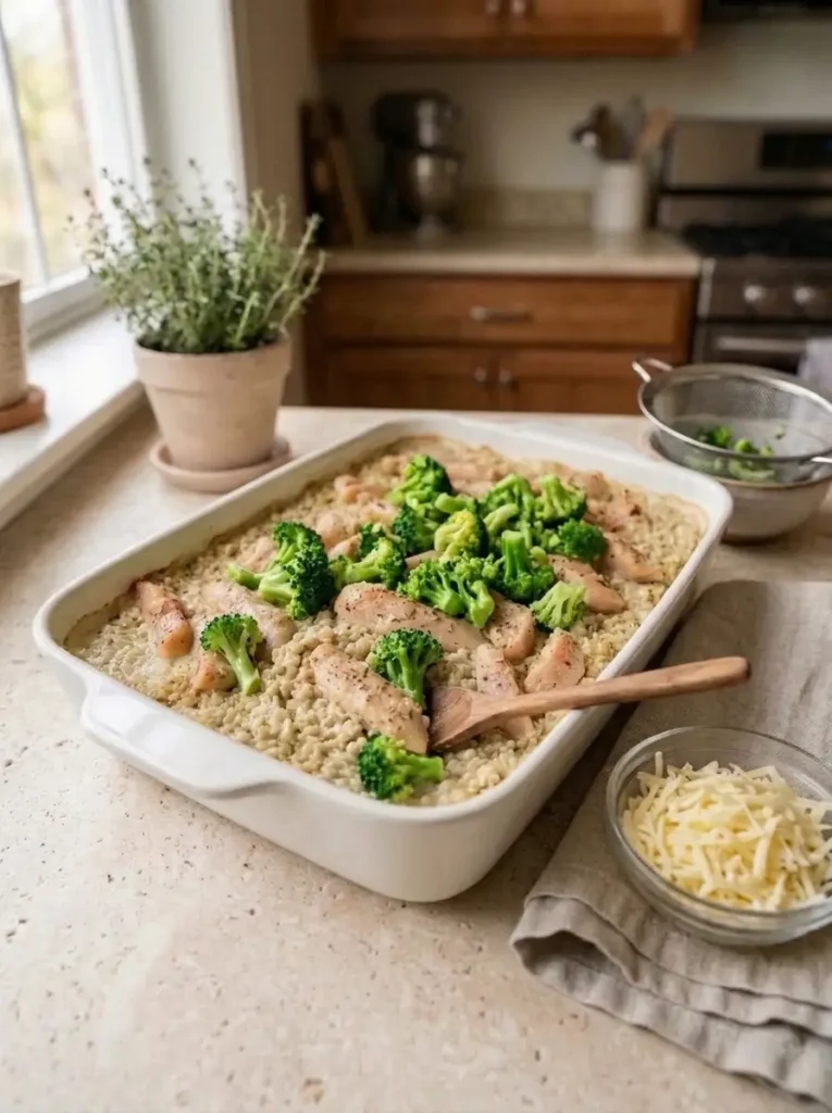 Chicken Broccoli Quinoa Casserole for Busy Nights Chicken Broccoli Quinoa Casserole Chicken Broccoli Quinoa Casserole for Busy Nights Finishing Chicken Broccoli Quinoa Casserole