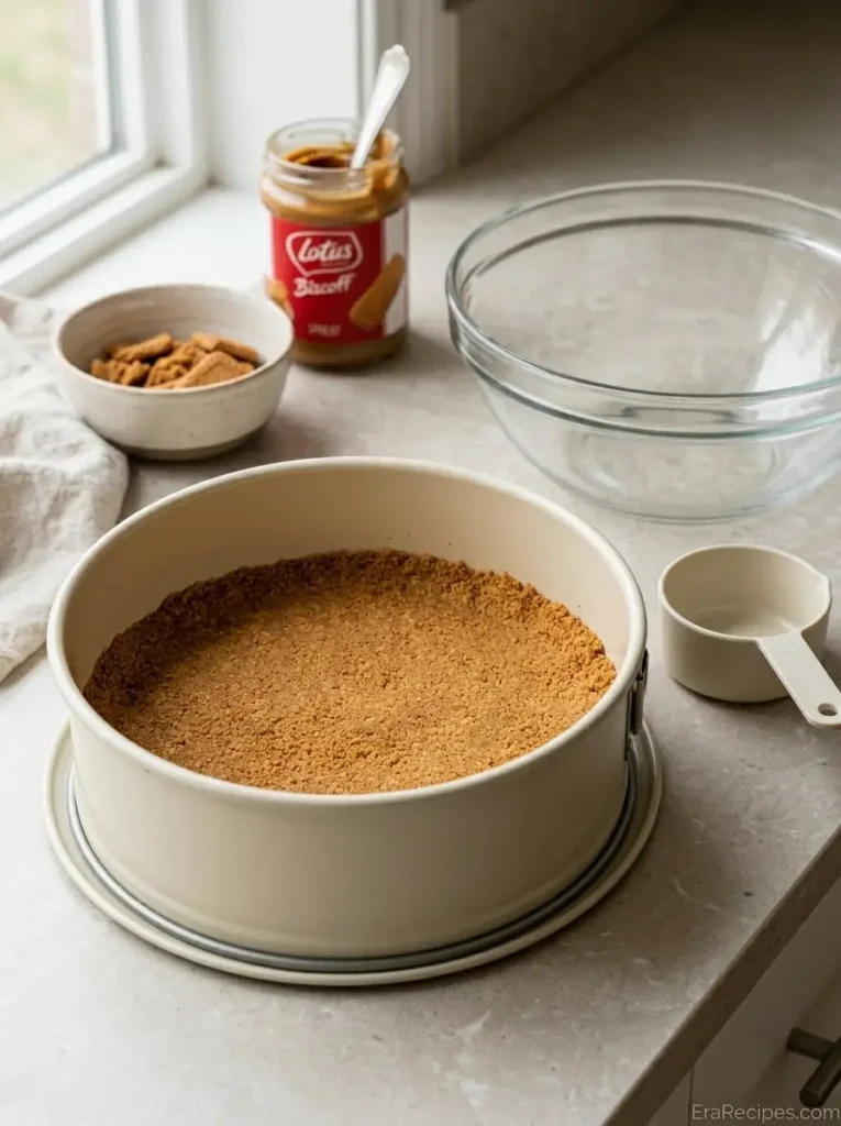 Biscoff Cheesecake for an Easy No-Bake Dessert Biscoff Cheesecake Thick Biscoff cheesecake filling whipped until smooth and able to hold its shape