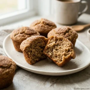 Apple Cider Spice Muffins for Cozy Fall Mornings Apple Cider Spice Muffins Close-up Apple Cider Spice Muffin with cinnamon sugar and moist apple crumb