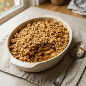 Classic Apple Crisp with a Cinnamon Oat Topping Apple Crisp Classic Apple Crisp with tender cinnamon apples and a golden oat crumble topping